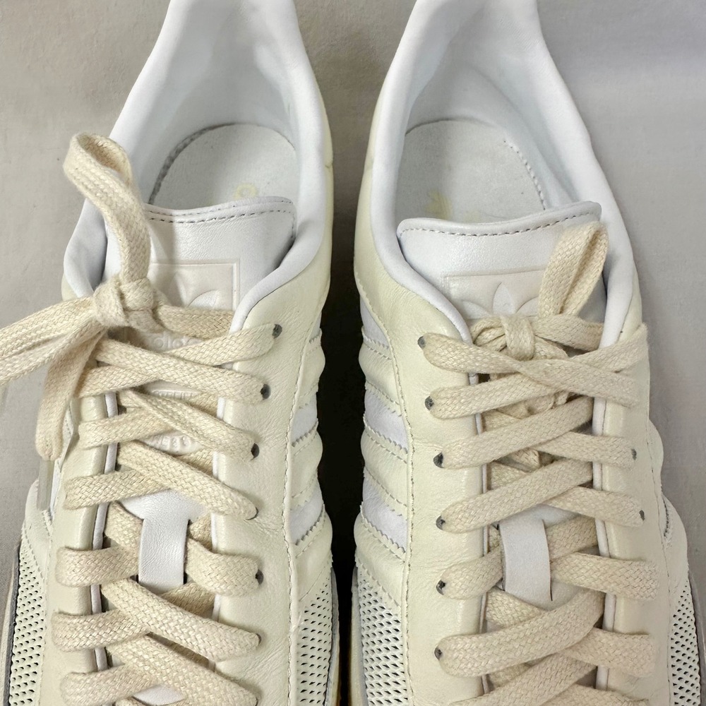 Adidas Samba OG Wonder White Mesh Leather Sneakers‎ JI2064 Womens 8.5 Mens 7 Gum - Picture 10 of 16